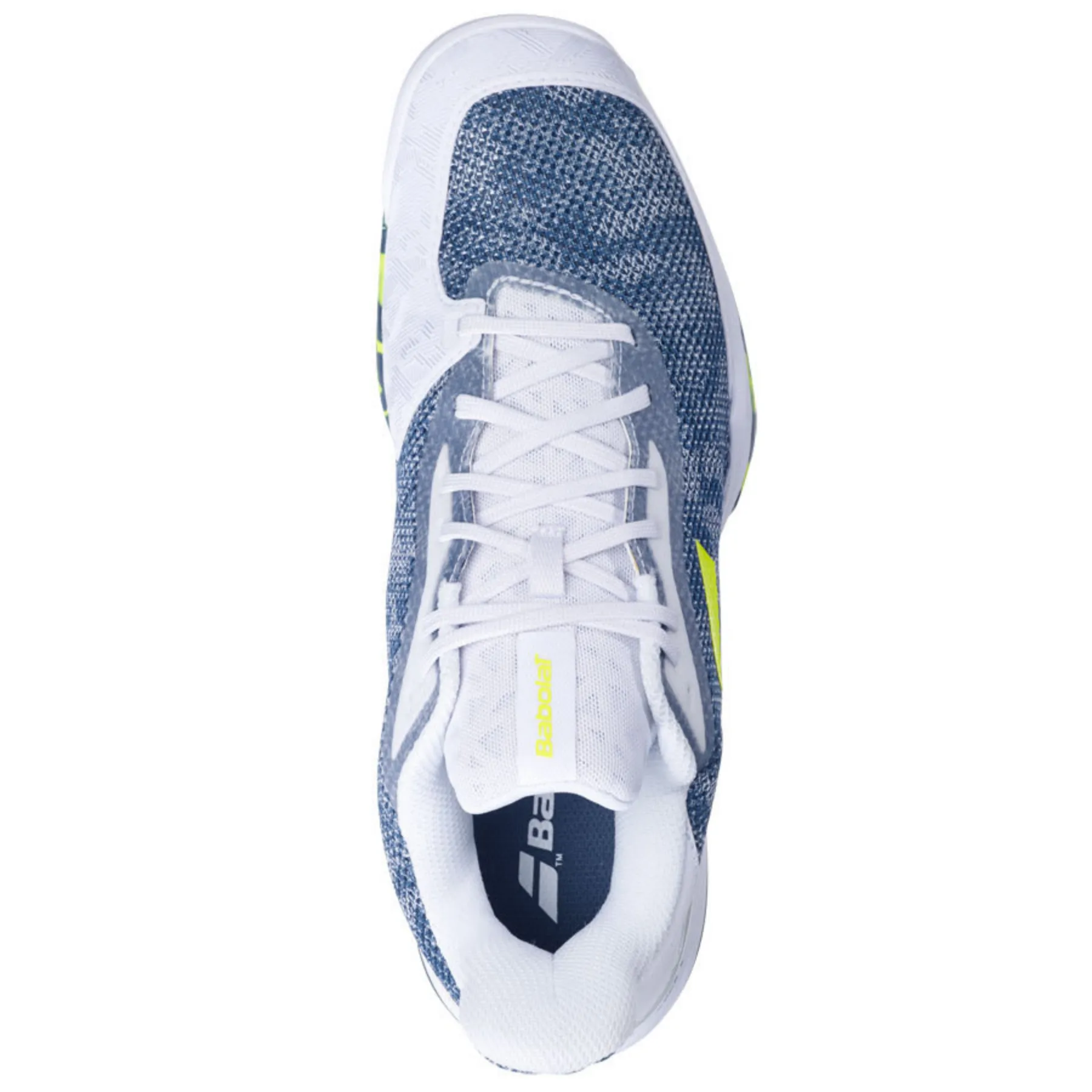 Ventilation Ports Babolat Jet Tere Clay Men's Tennis Shoes -  White/Dark Blue