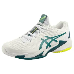 Responsive foam Quick lace Asics Men's Court FF 3 - White/Gris Blue