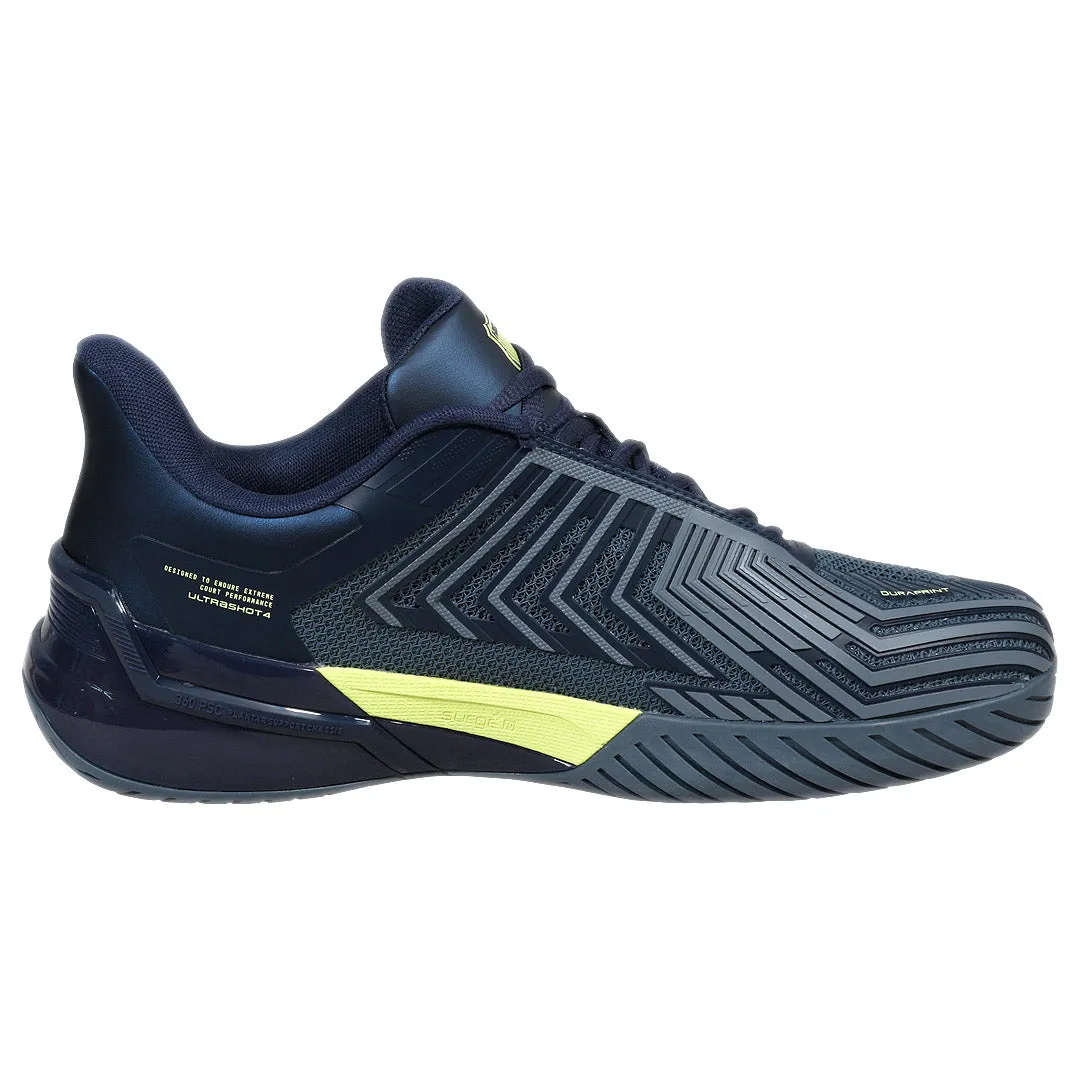 Breathable mesh lining Weightless Frame K-Swiss Men's Ultrashot 4 - Vintage Indigo/Naval Academy