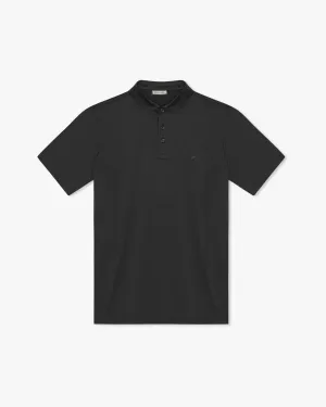 All-day Comfort Trendy Shirt Black Golf Tech Mesh Polo
