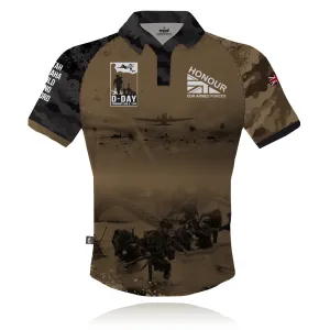 Honour Our Armed Forces D-Day - Operation Overlord - Tech Polo (CLEARANCE) Functional Top