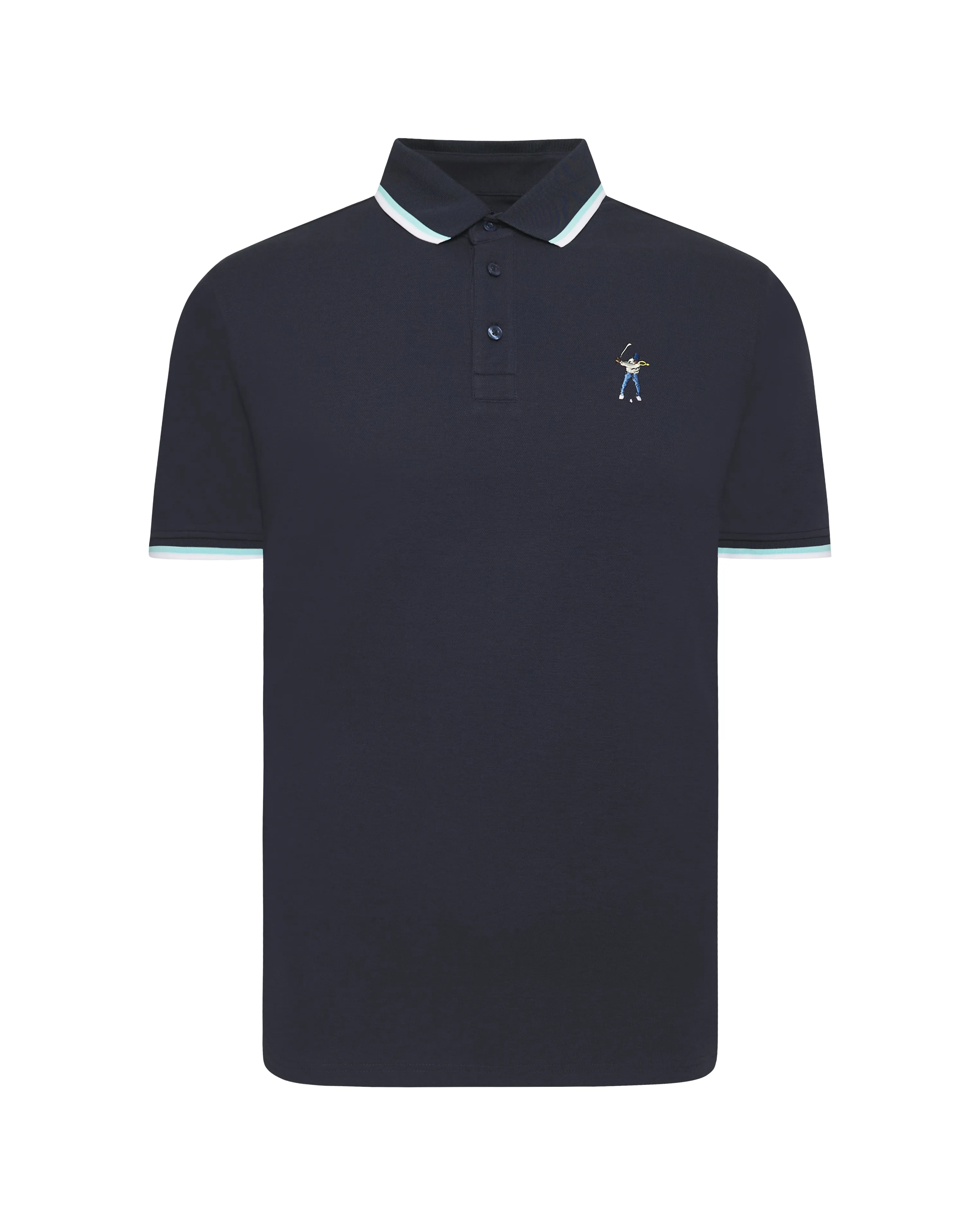 Versa Golf Polo Golf Apparel Recycled Polyester Mix