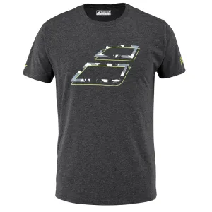 Active Outfit Style Babolat Aero Cotton Men Tee - Black Heather