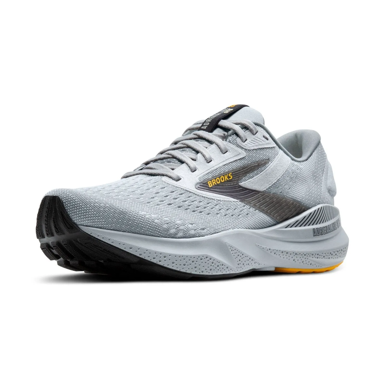 Brooks Men's Adrenaline GTS 24 Wide Running Shoes visible in the dark