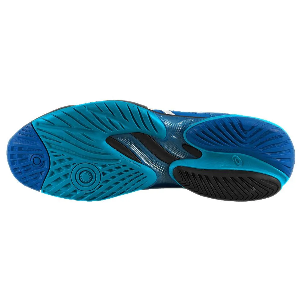 Elastic Band Sporty Asics Men's Court FF 3 Novak - Tuna Blue/Pure Silver