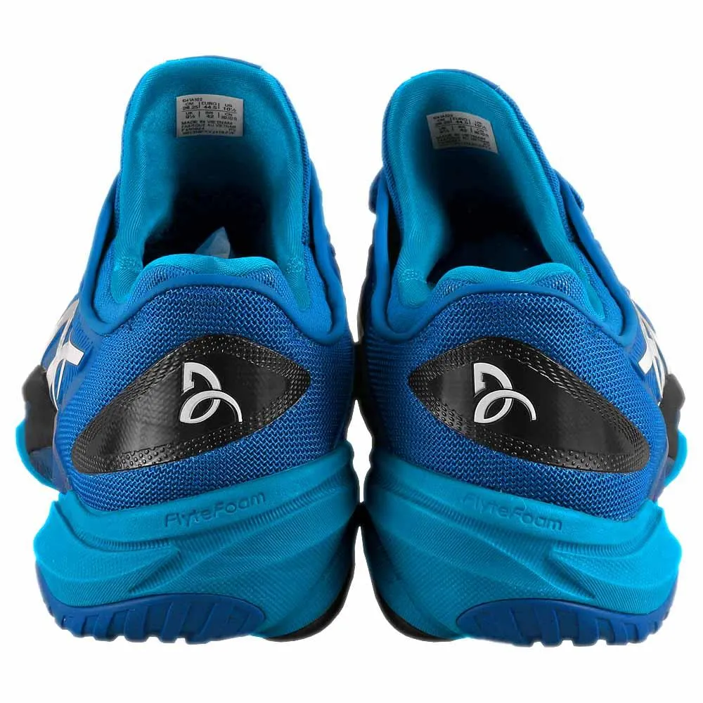 Carbon Fiber Stabilizer Asics Men's Court FF 3 Novak - Tuna Blue/Pure Silver