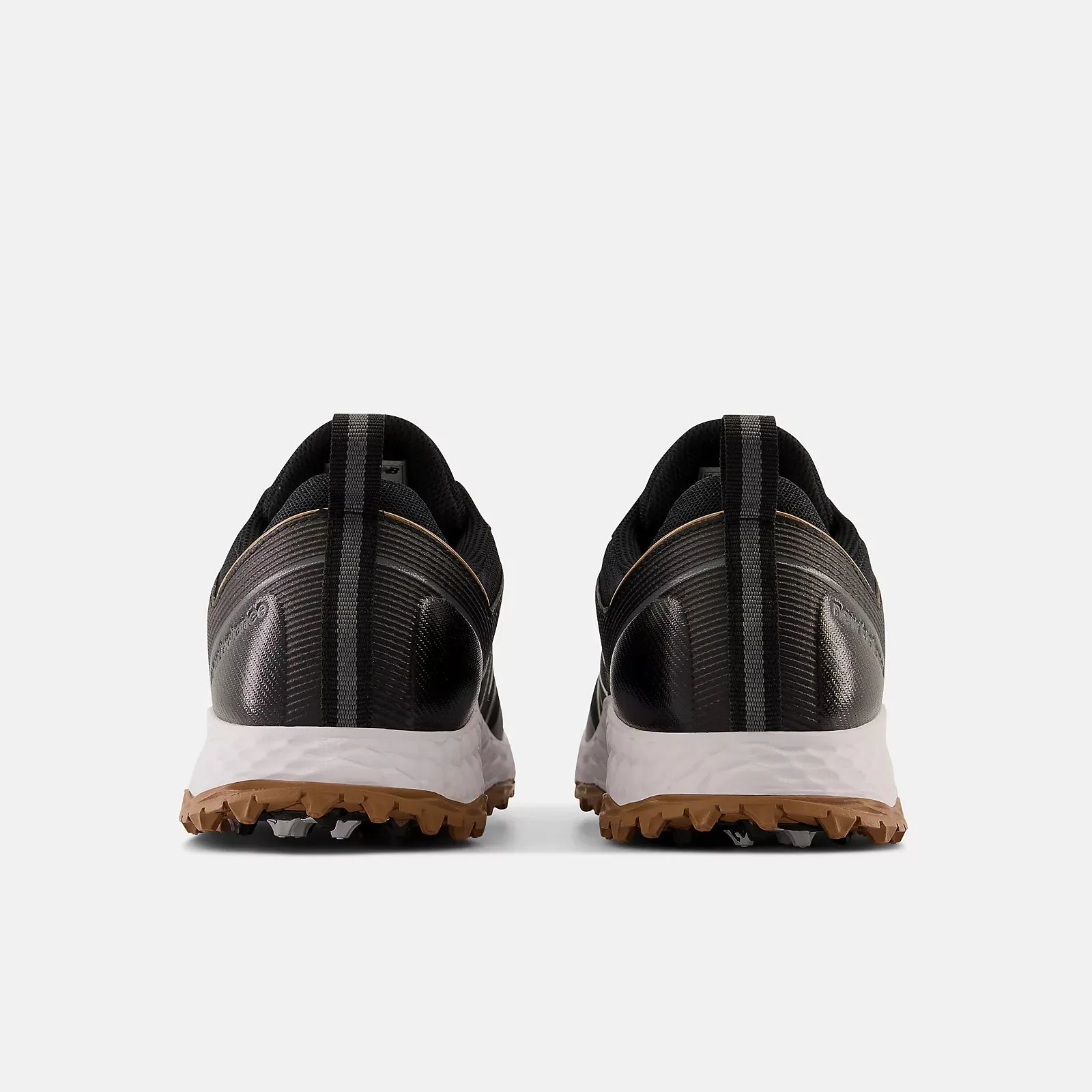 New Balance Mens Fresh Foam Contend Golf Shoe - BLACK GUM Toe room
