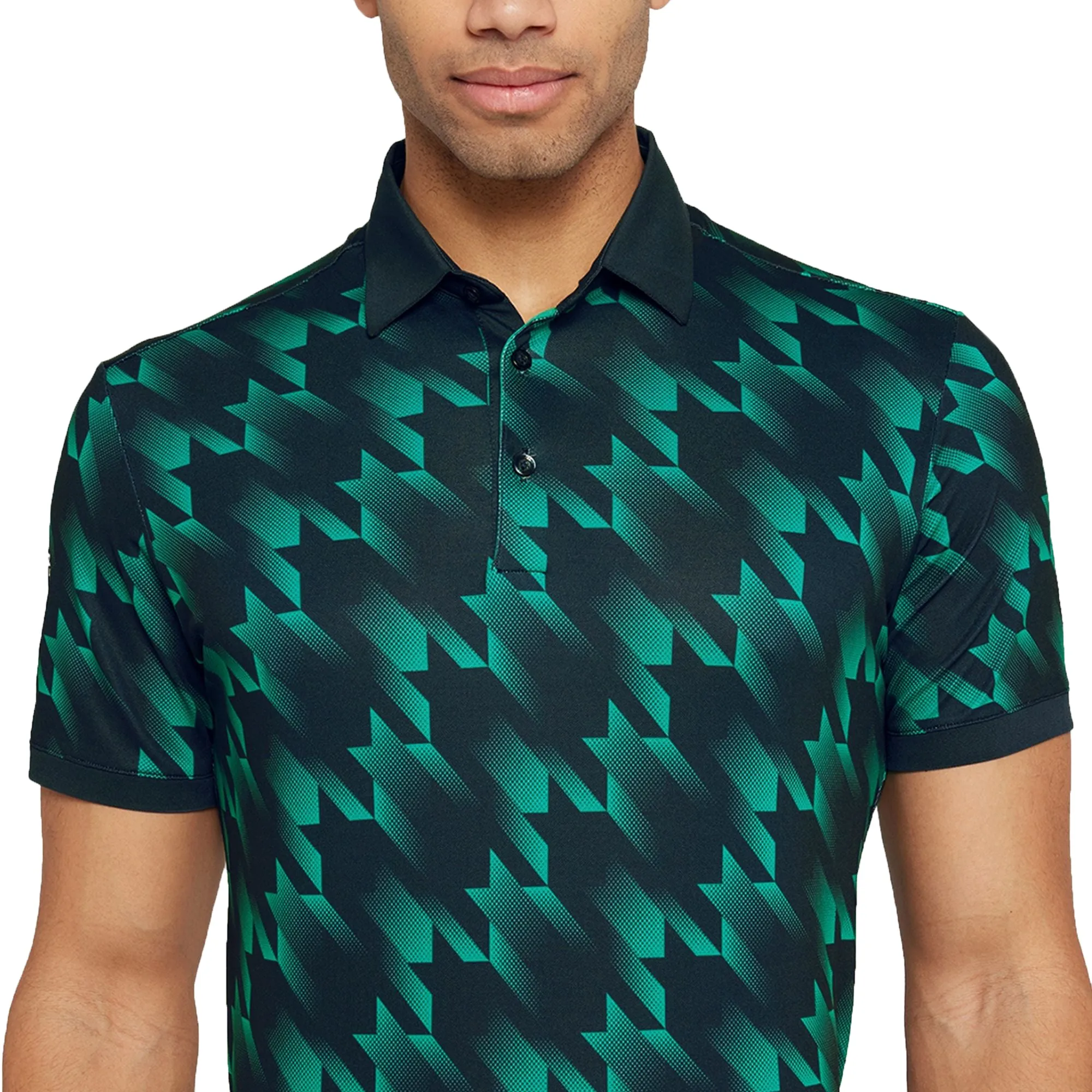 Galvin Green Miles Breathable Golf Polo Shirt - Navy/Golf Green Chic Appearance Short Sleeve