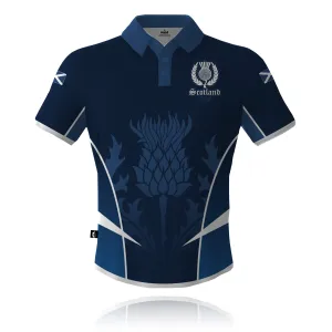 Scotland 'Scottish Thistle' - Tech Polo Quality Comfort Elegant Top