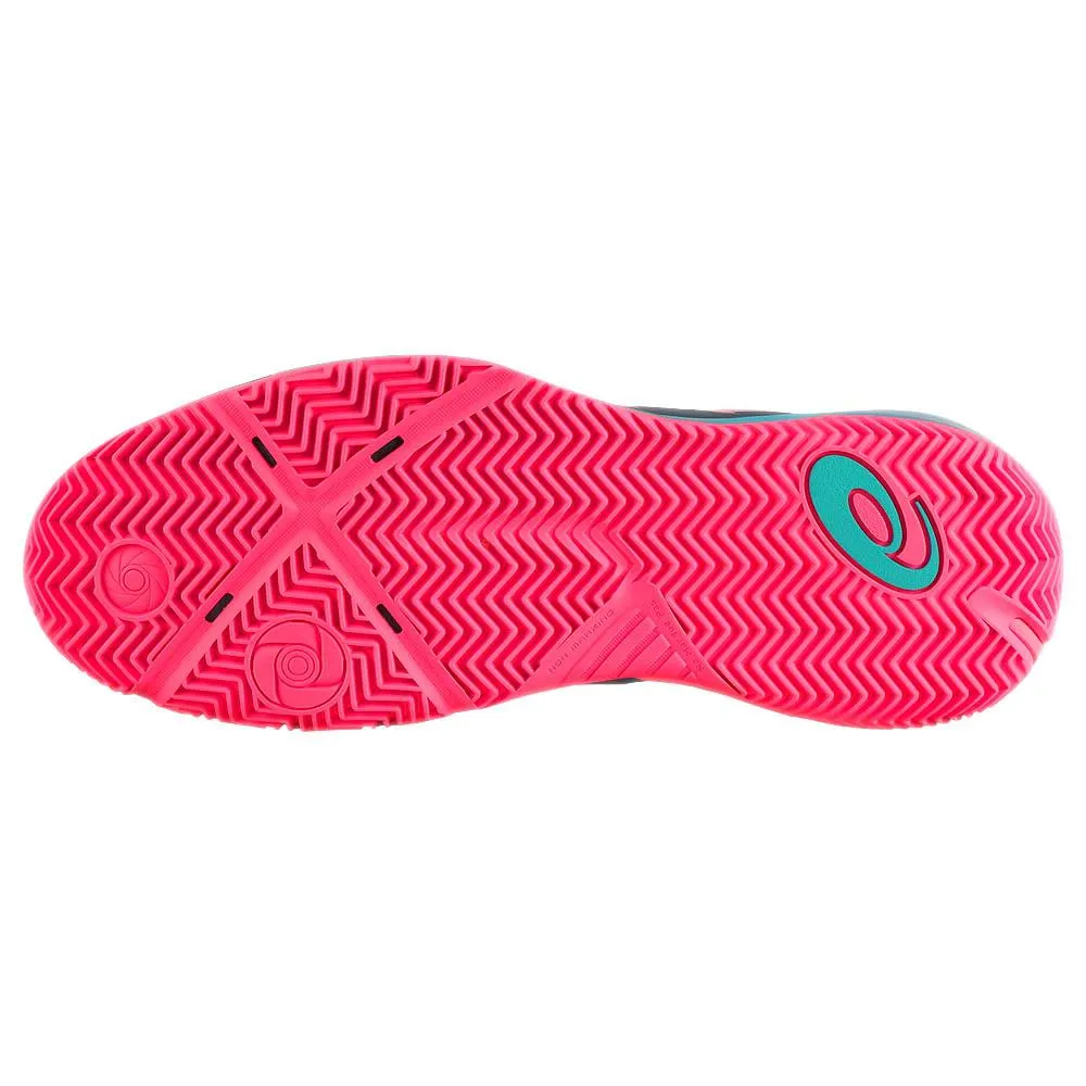 Asics Men's Gel-Resolution X - Padel - Mako Blue/Hot Pink Non Marking Outsole Stability Control Feature