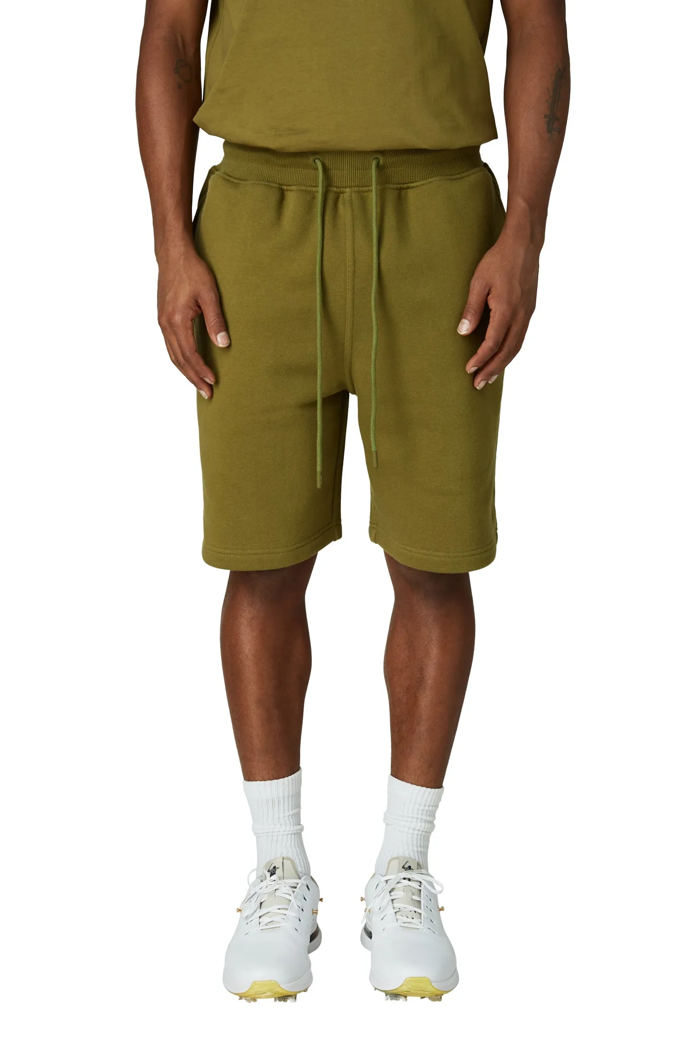 Waterproof Feature Secure Zipper Closure Core Fleece Short