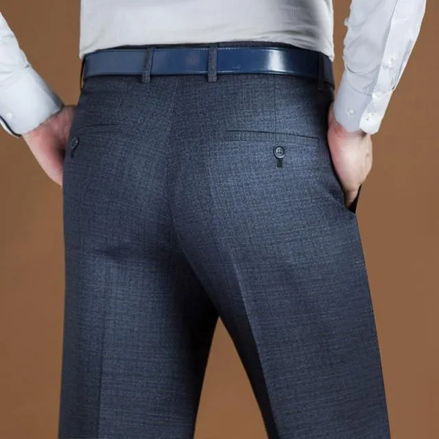 Utility pocket Core Movement West Louis? Classic Regular Fit Office Formal Long Trousers