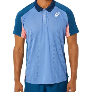 Layering Essential Asics Match Actibreeze Polo - Light Indigo