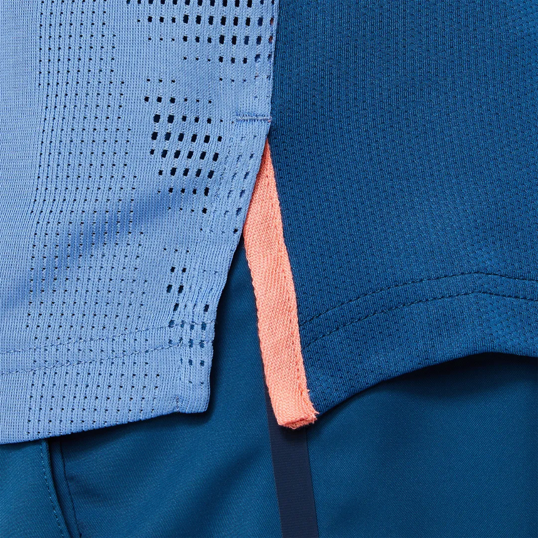 Asics Match Actibreeze Polo - Light Indigo EcoFriendly Material Performance Polo