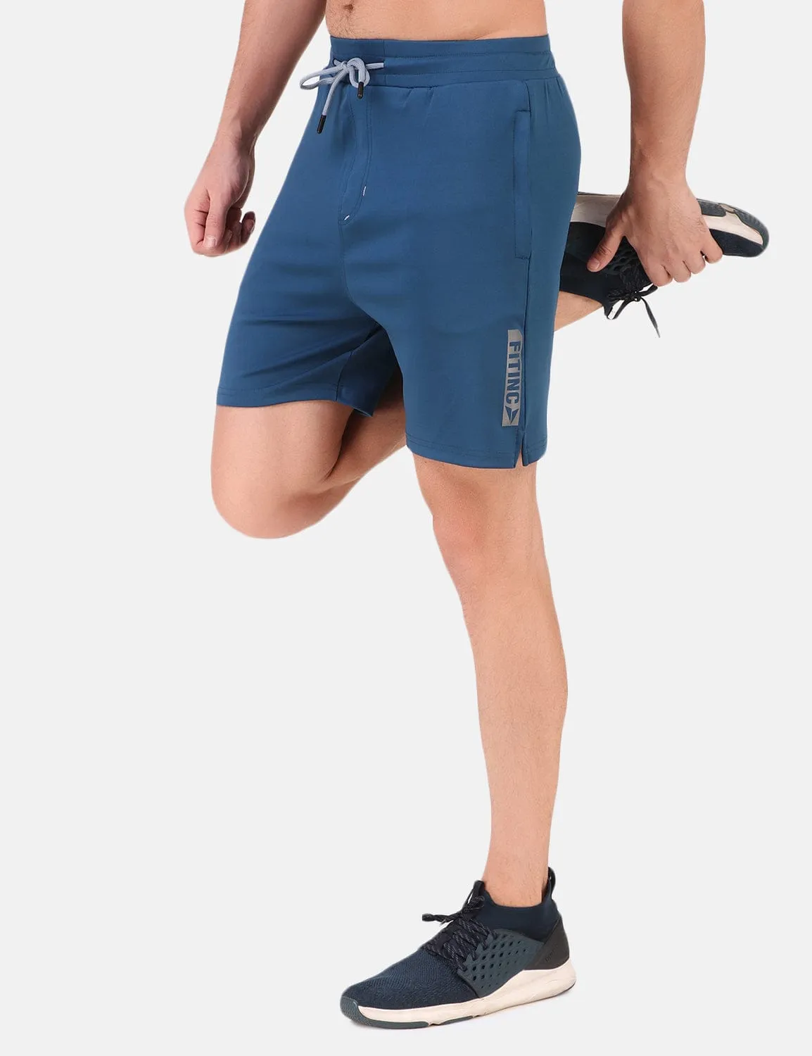 Comfortable Design Flexibility Built-In Performance Stretch Workout Shorts - Airforce