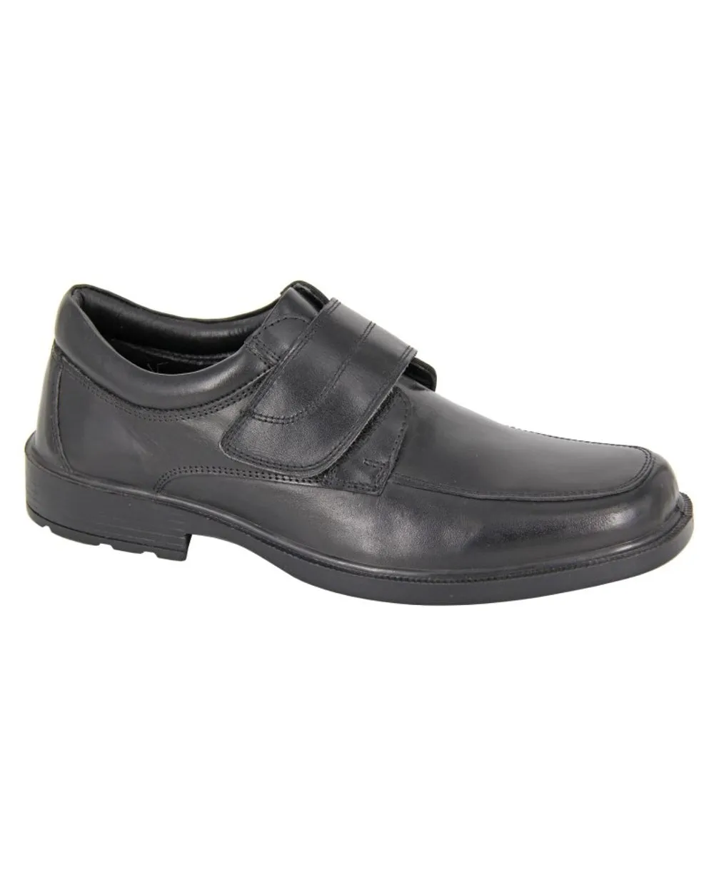 Roamers Mens Touch Fastening Comfort Casual Shoes Comfort support Stone Glam