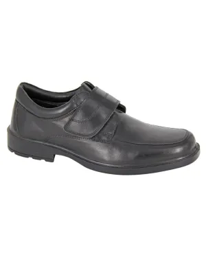Roamers Mens Touch Fastening Comfort Casual Shoes Comfort support Stone Glam