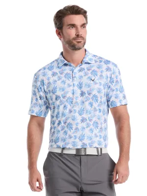 Mens Floral Polo Light Comfort