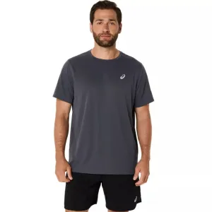 ASICS Mens Silver SS Running Top Pullover