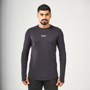 Outdoor Essentials Performance Long Sleeves Tee - Black