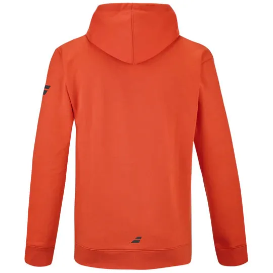 slim fit Babolat Exercise Men Hood Sweat 5061 - Fiesta Red