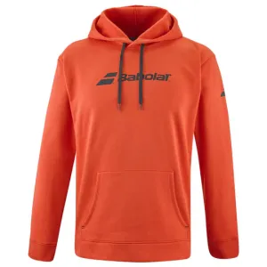 Workout Gear Babolat Exercise Men Hood Sweat 5061 - Fiesta Red