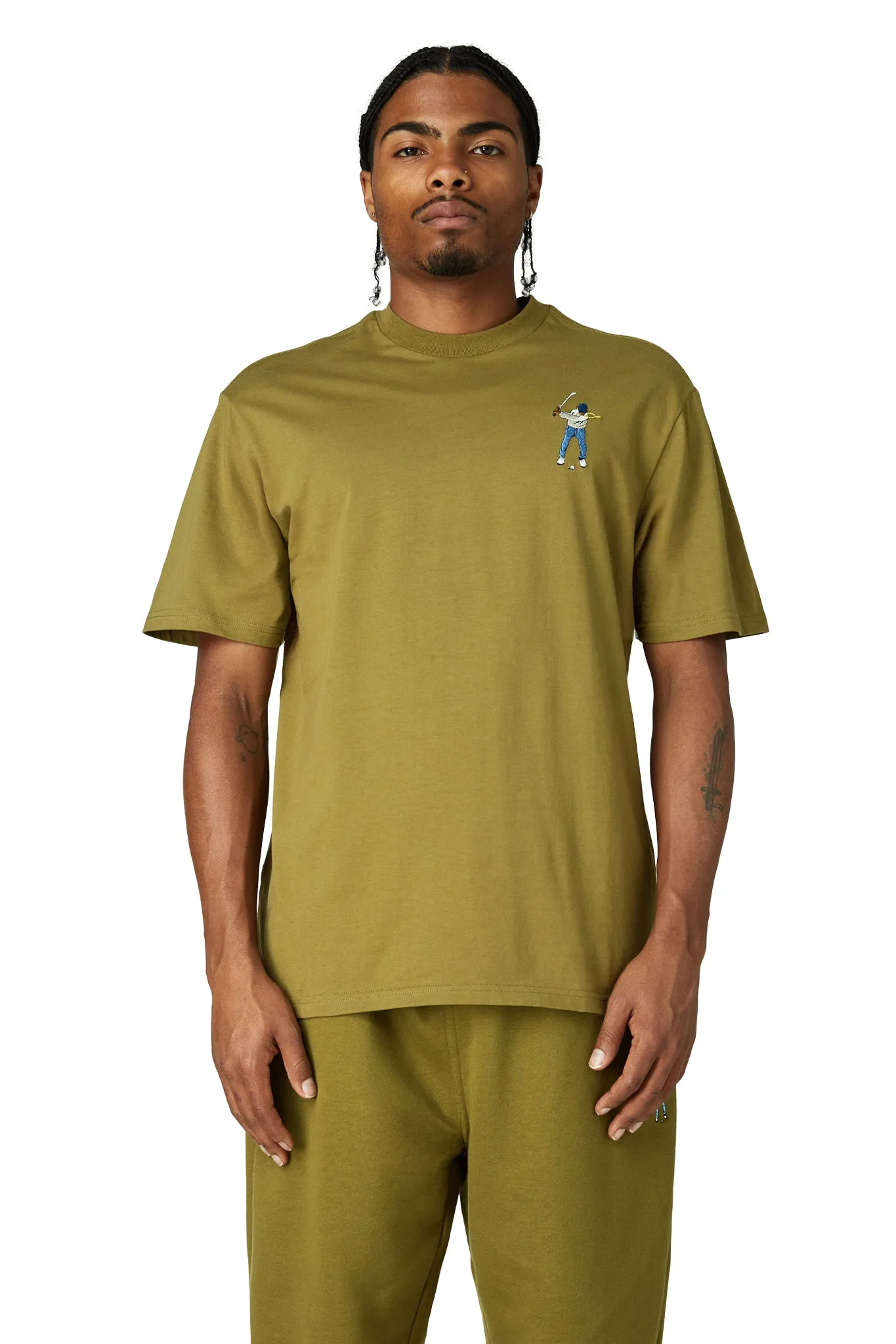 Smooth Seam Technology Layered Sleeve Construction Core Swingman Tee