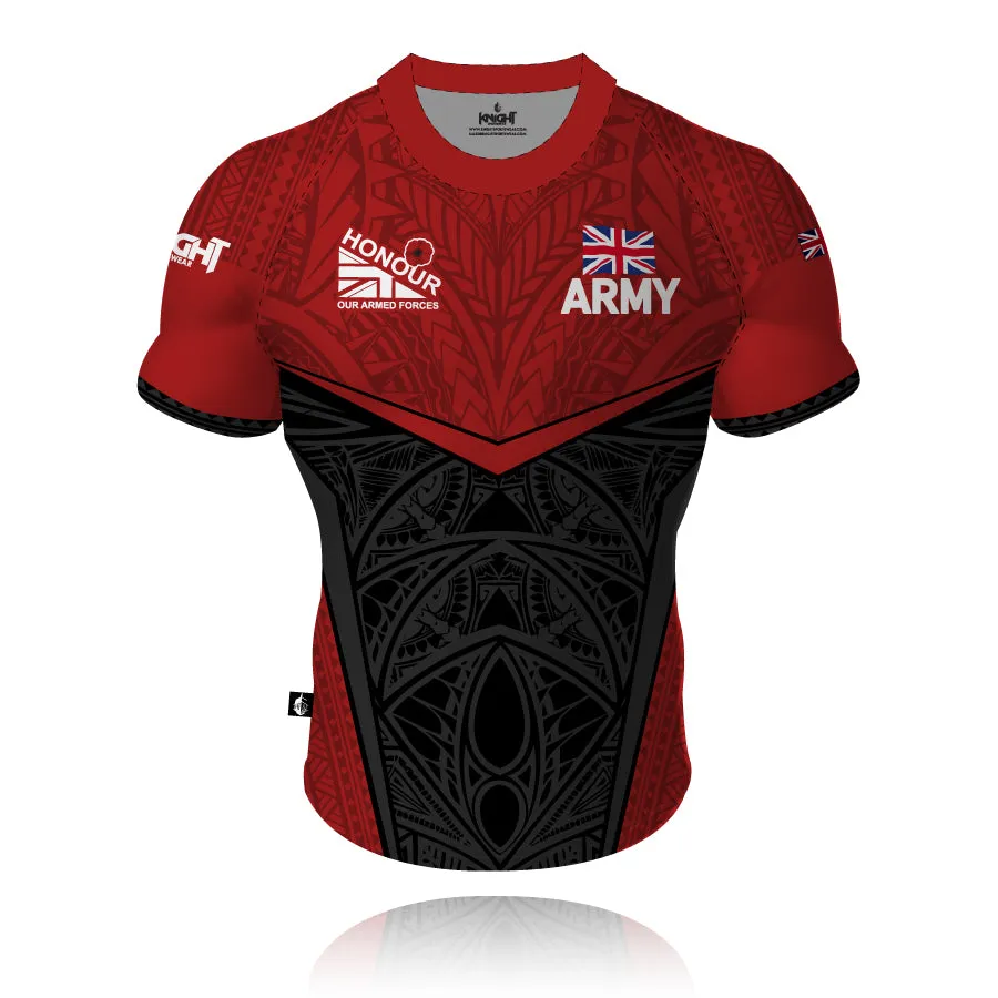 Versatile Piece Honour Our Armed Forces - British Army Remembrance - Rugby/Training Shirt