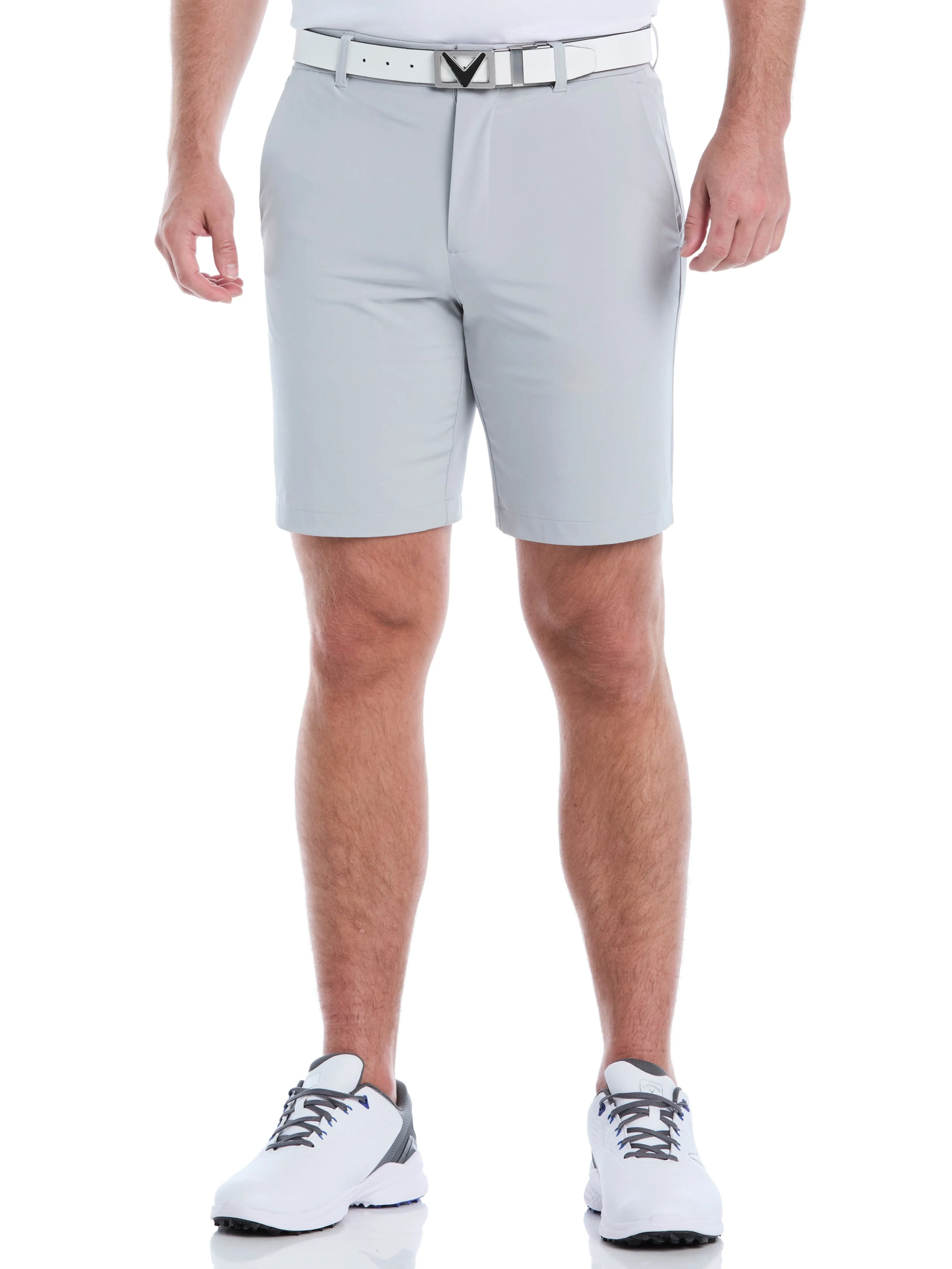 Day Out Stretch Layers Mens 9" Flat Front Solid Golf Short
