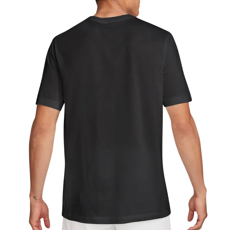 Chic Wearable Nike Court Nadal Rafa Men Dri-Fit T-Shirt - Black