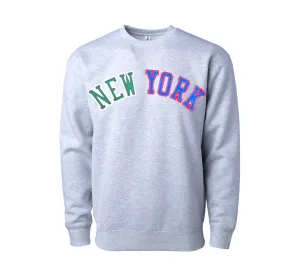 NY Football Teams Crewneck Sweater Relaxed Wear