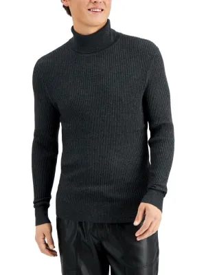 No pockets Versatile Outfit Men's Knitted Sweaters,Grey