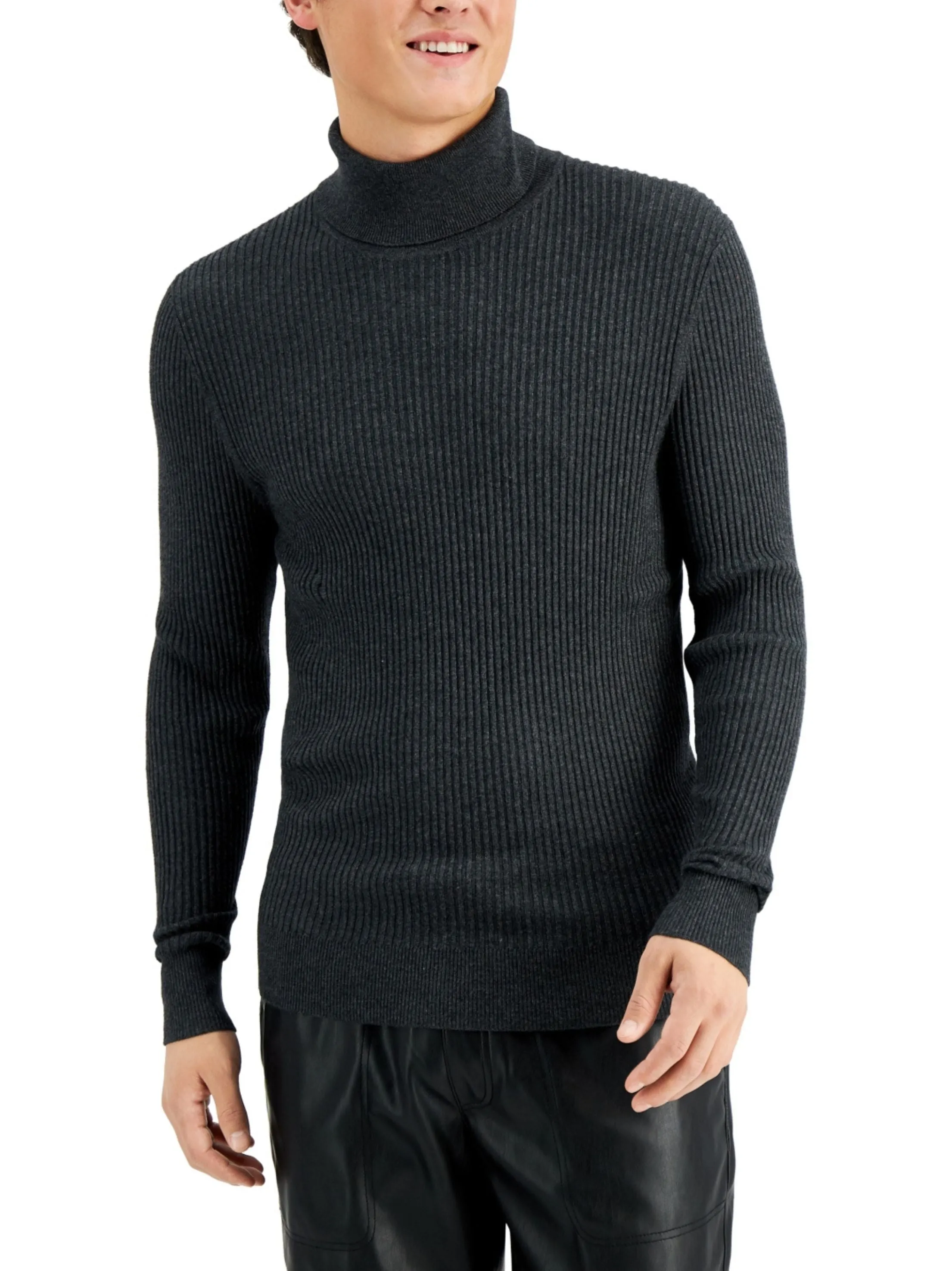 No pockets Versatile Outfit Men's Knitted Sweaters,Grey
