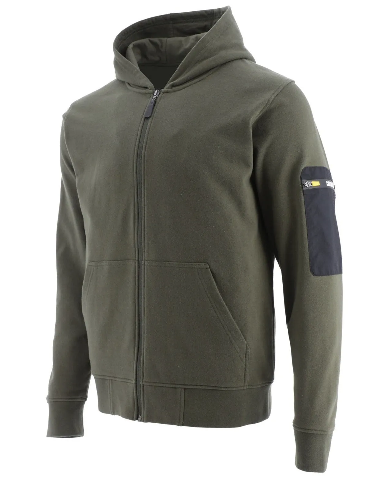 Checkered Caterpillar Loopback Full Zip Hoodie