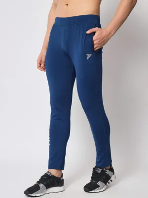 Ripped design Extreme Stretch Slim Fit Track Pant - Airforce