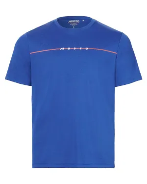 Musto Mens Evo Sunblock Graphic Short Sleeve T-Shirt Award-winning Comfy Base