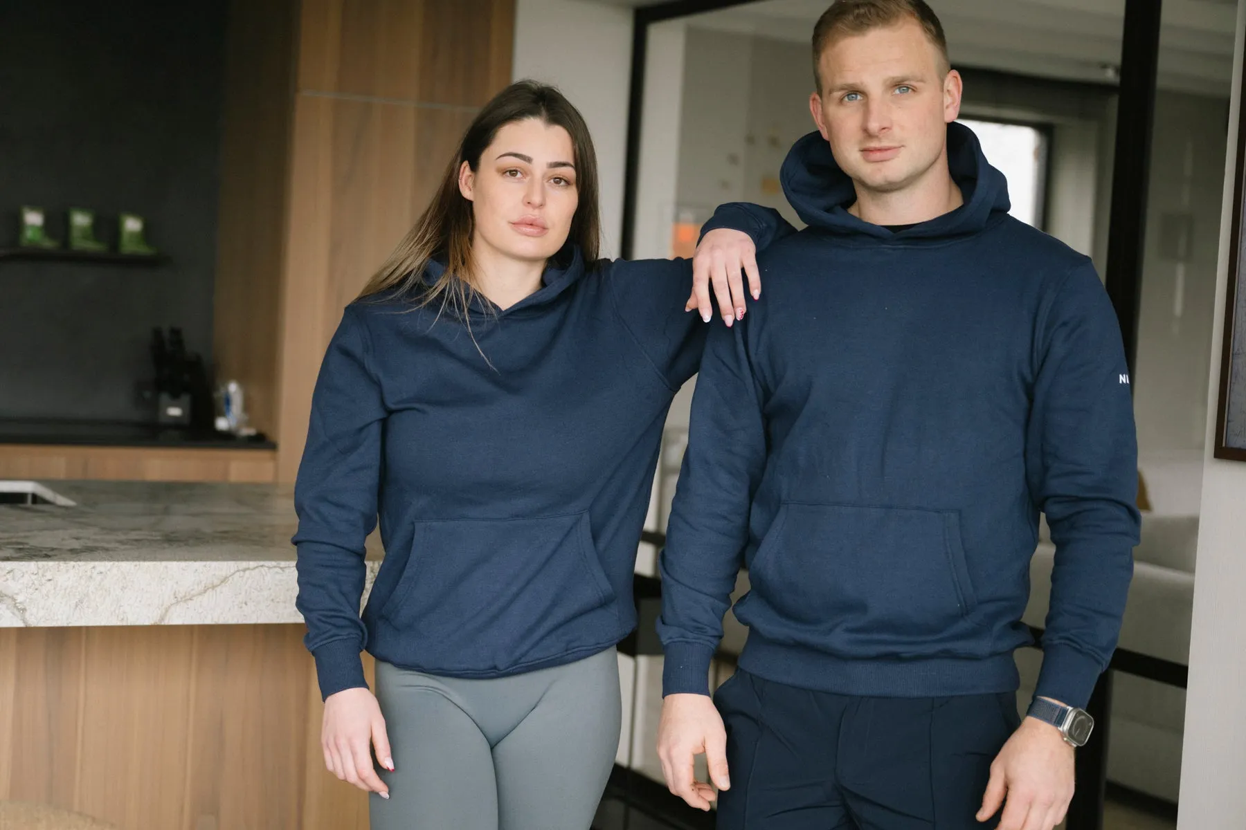 Comfy Layer Joy Hoodie - blue