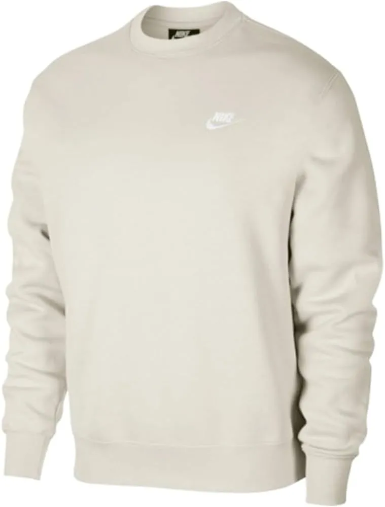Nike Sportswear Club Crew Sweat Shirts Mens BV2662-072 Cool Comfort Trendy Outfit