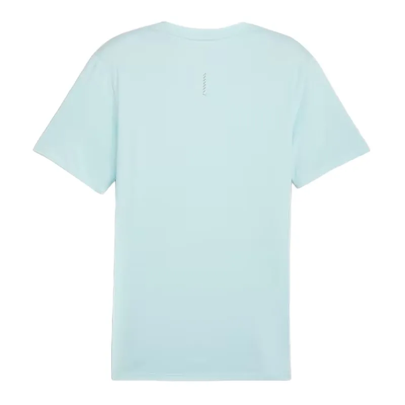 SoftenedNeckline Pullover Puma Mens Run Favorite Heather Tee