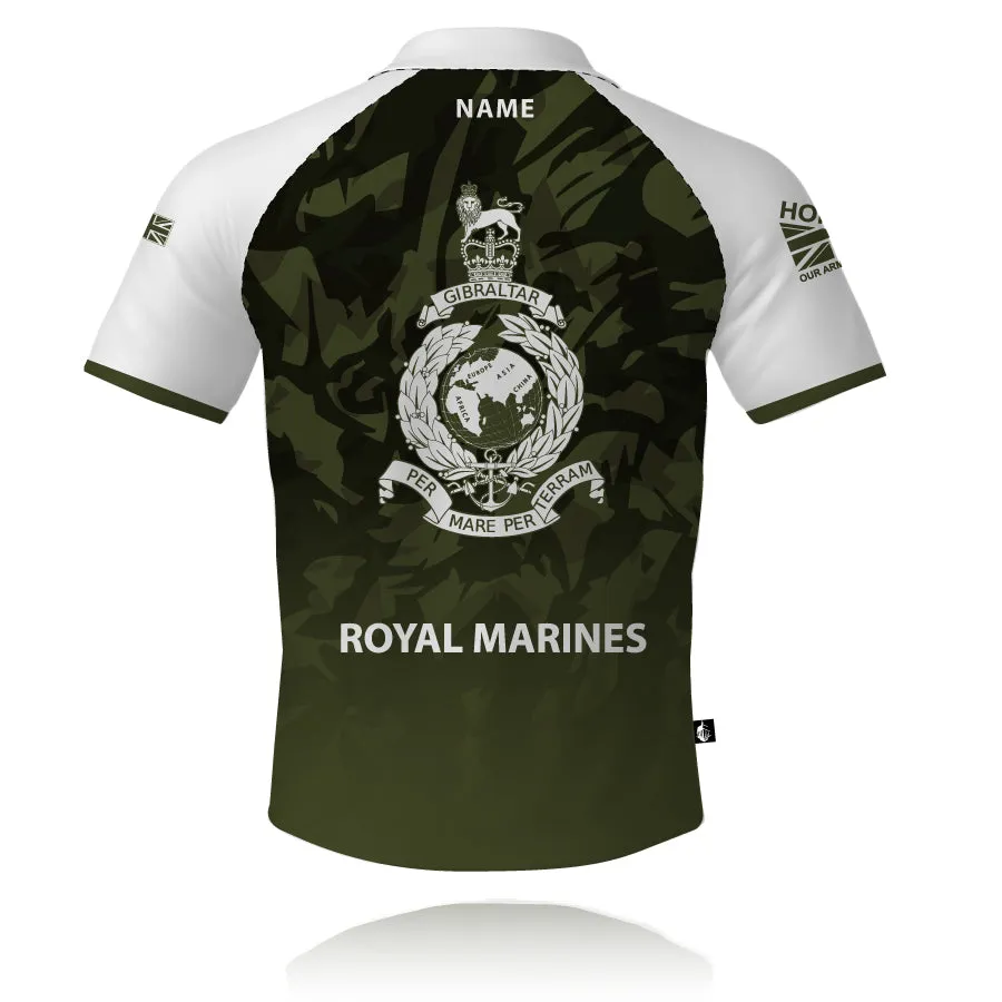 Minimal Design Royal Marines - Honour Our Armed Forces - Tech Polo