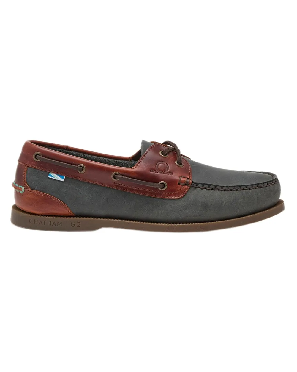Chatham Mens Bermuda II G2 Leather Boat Shoes Non Slip Office Workers