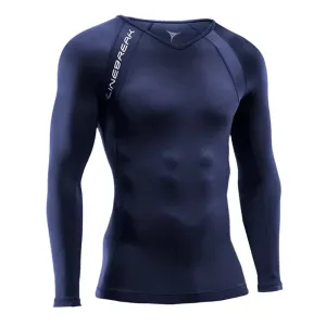 Linebreak Mens Longsleeve Compression Top All Day Flex Flexible Neckline