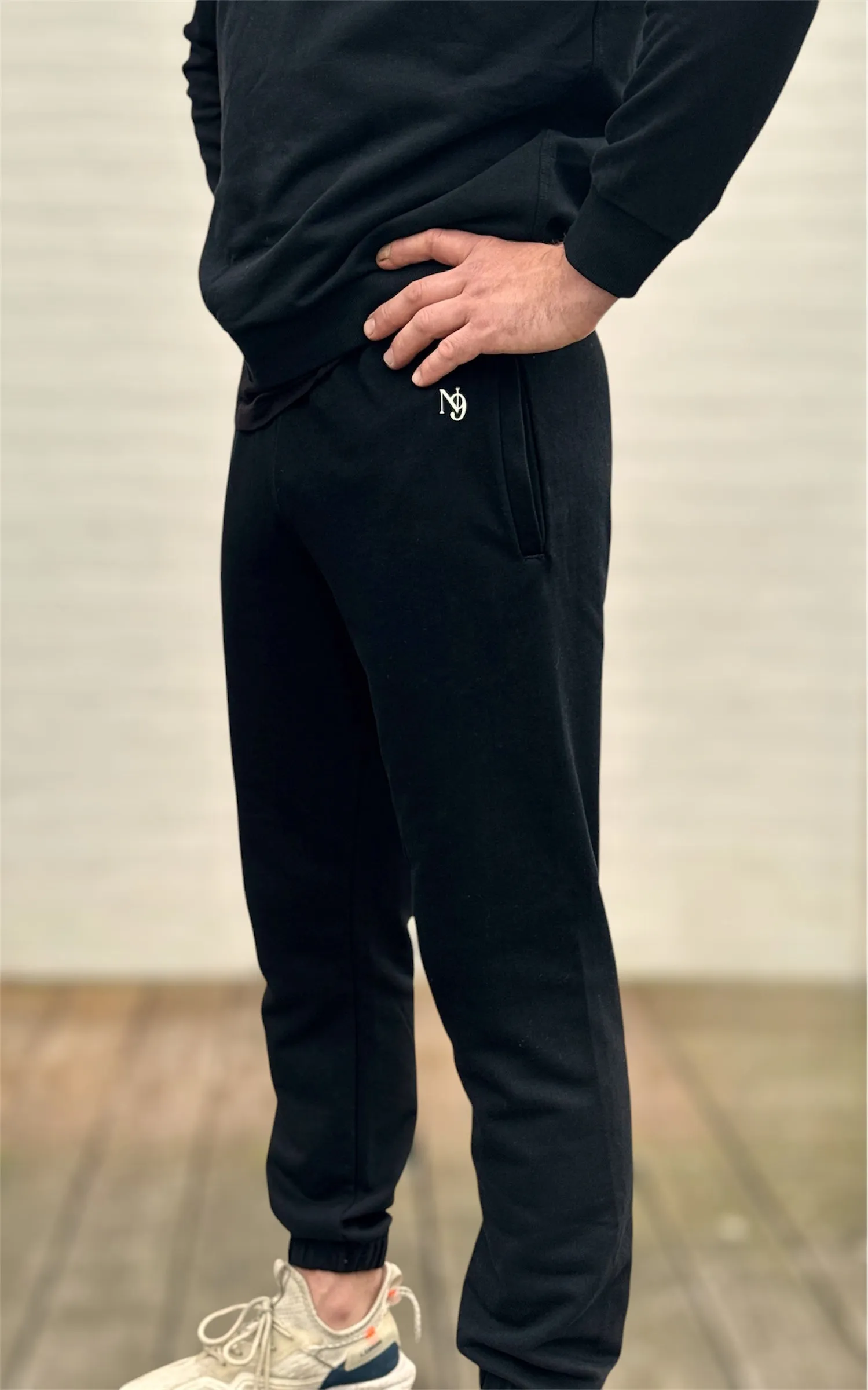 Mr. Rafal Essential Joggers - Black Go Anywhere Relaxed Design Wear