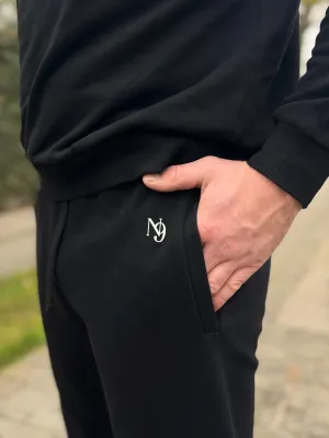 Ripstop Texture Mr. Rafal Essential Joggers - Black