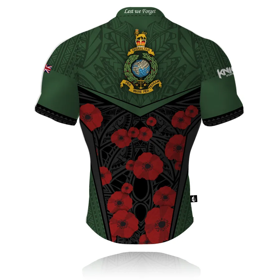 cotton material Honour Our Armed Forces - Royal Marines  Remembrance - Rugby/Training Shirt
