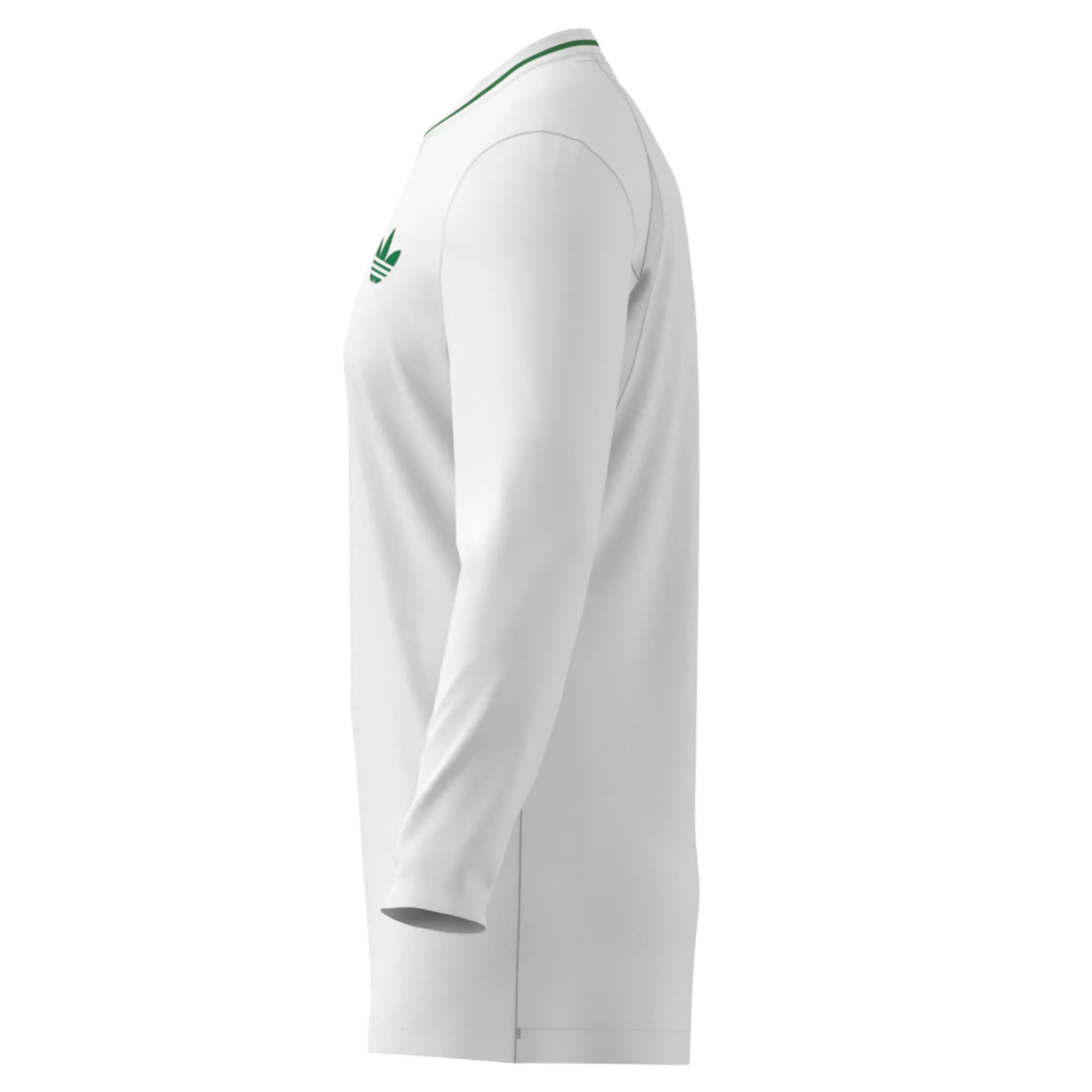 SoftenedTexturedWeave Adidas Tennis Pro Climacool Long Sleeve Mens Tee - White