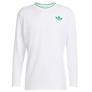 Urban Casual Look Adidas Tennis Pro Climacool Long Sleeve Mens Tee - White