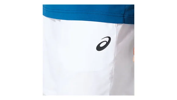 Asics Court 7 In Short - Brilliant White Freedom Fit fishing attire