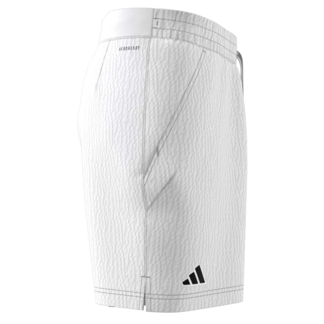 Warm Days Adidas 2 in 1 Mens Tennis Short Pro - White
