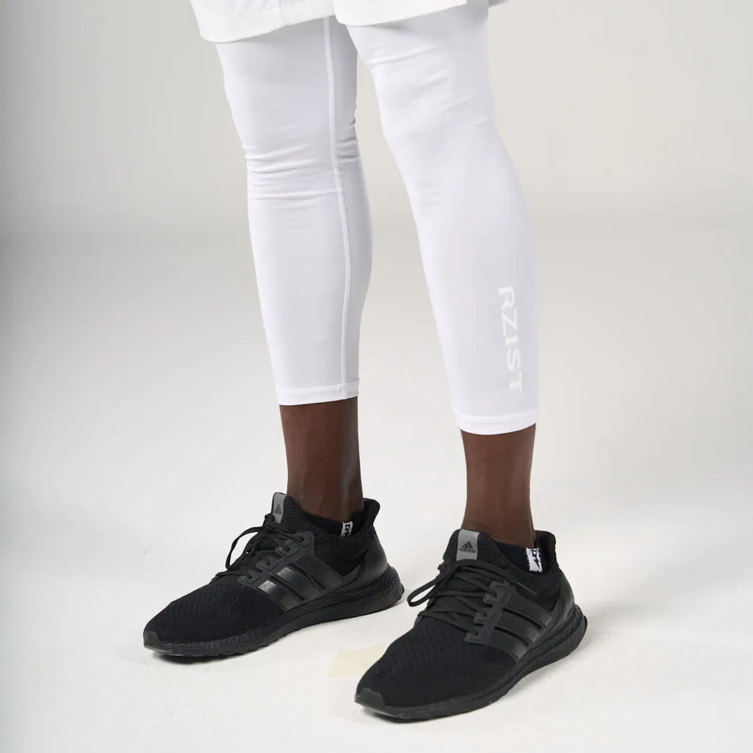Classic Fit Tennis shorts ?2 in 1 Long Inner Shorts - White